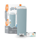 DIAPER GENIE PLATINUM PAIL I000646 - GLACIAL BLUE - Brand New