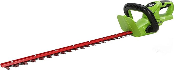 Greenworks 24V 22" Rotating Handle Hedge Trimmer Tool Only HT24B05 - Green Like New