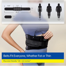 ONLYCARE CORDLESS HEATING PAD BACK MASSAGER Belt Black HW01 - Like New