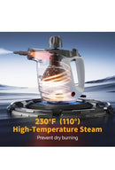 TICYACK STEAM CLEANER FOR HOME, HANDHELD STEAM CLEANER 16 ACCESSORIES - WHITE - Like New