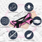 OUHOS PLANTAR FASCIITIS NIGHT SPLINT 3 ADJUSTABLE NIGHT SPLINT FOR FEMALE PINK - Like New
