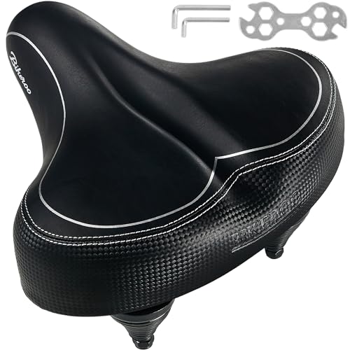 BIKEROO WIDE CRUISER SADDLE COMFORT SEAT FITS INDOOR OUTDOOR - Scratch & Dent
