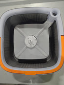 GENERIC ROTATING MOP WITH 2 MOP PADS - GRAY/ORANGE - Like New