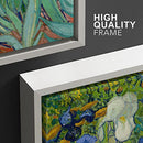 WALL26 IRIS BY VINCENT VAN GOGH NATURE FINE ART - 16"x24"x3" - WHITE MULTICOLOR - Like New
