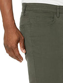 AMAZON ESSENTIALS SKINNY-FIT 5-POCKET STRETCH PANTS SIZE 34X32 - OLIVE - Brand New