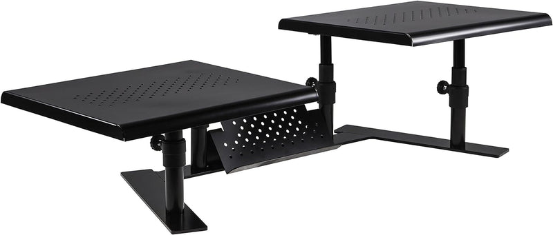 Allsop Metal Art ErgoTwin Dual Monitor Stand - BLACK - Like New