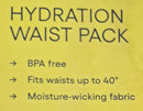 ALL IN MOTION HYDRATION WAIST PACK RUNNING BELT TWO 10OZ WATER BOTTLES. - BLACK - Brand New