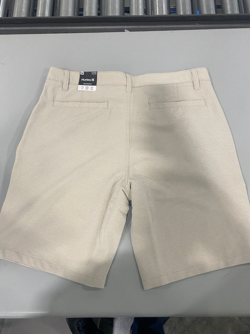 HURLEY MEN'S ALL TERRAIN HYBRID SHORT - SIZE: MEN 34 - KHAKI - Brand New