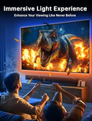 FFJ TV LED BACKLIGHT SENSOR 14.7FT CUTTABLE RGB LIGHTS CHANGE WITH TV - Brand New