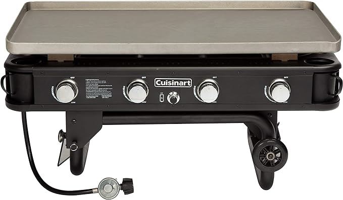 Cuisinart CGG-0036 36" Four Burner Gas Griddle - Black Like New