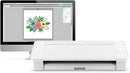Silhouette Cameo 4 Bluetooth 12x12 Cutting Mat Autoblade 2, 00 Designs - White - Like New