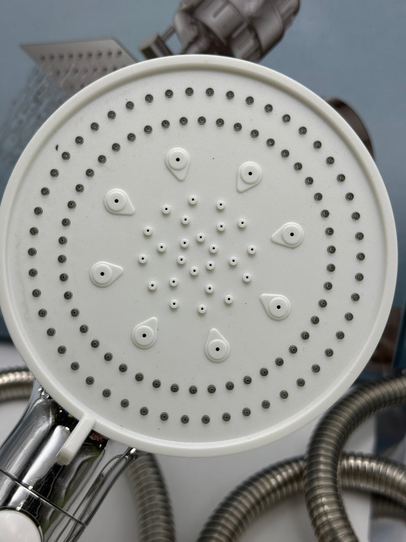 GENERIC HIGH PRESSURE SHOWER HEAD AND ACCESSORIES - Like New