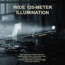 LED Work Light Telescoping Tripod Wide 120M 10000 Lumen Dual-Head 7000K Gray - Brand New