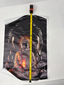 GENERIC BUDDHA STATUE CANVAS PICTURE 12X18 - Like New