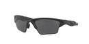 OAKLEY MEN'S OO9154 HALF JACKET 2.0 XL RECTANGULAR SUNGLASSES 62MM BLACK/GRAY - Like New