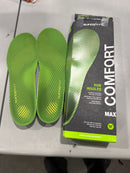 SUPERFEET RUN SUPPORT HIGH ARCH INSOLES - SIZE: MEN 7.5-9 WOMEN 8.5-10 - CITRON - Like New