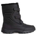 POLAR Mens Memory Foam Thermal Winter Rubber Sole Waterproof Winter Boots -Black - Brand New