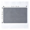 BIBB HOME DIATOMACEOUS EARTH STONE QUICK DRYING BATH MAT 15 X 23 PVC - GRAY - Like New