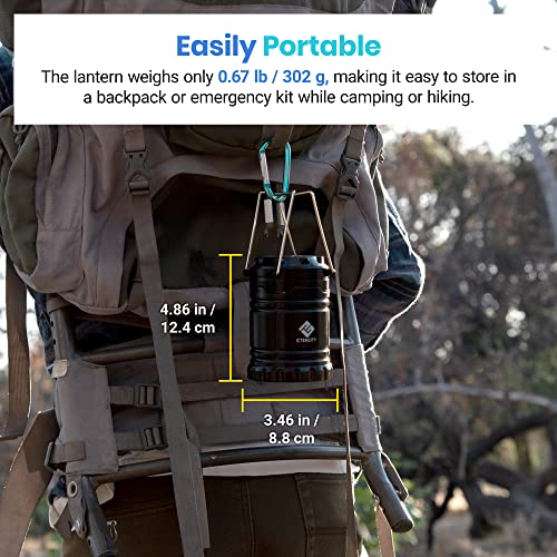 Etekcity Lantern Camping Essentials Lights, Led Flashlight, 2 Pack, Black - Like New