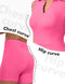 FKEEP Women's Golf Tennis Dress V-Neck with Shorts and Pocket Carrie Neon Pink S - Like New