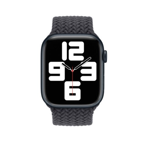 APPLE WATCH BRAIDED SOLO LOOP 45MM - MIDNIGHT, MPD23AM/A - SIZE 7 - Like New