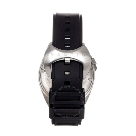 NAUTIS GLOBAL DIVE WHITE DIAL MEN'S WATCH 18093R-E - BLACK/SILVER - Like New