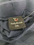 DAILY THREADS MEN'S FRENCH TERRY CASUAL JOGGER SWEATPANTS - SIZE: MEN XXL - NAVY - Brand New