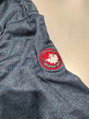 CANADA WEATHER GEAR MEN'S 1/4 ZIP BIRDSEYE SWEATER - SIZE: MEN XL - BLUE - Brand New