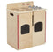 ECR4KIDS PLAY KITCHEN STOVE WOODEN PLAYSET NATURAL - NATURAL - Like New