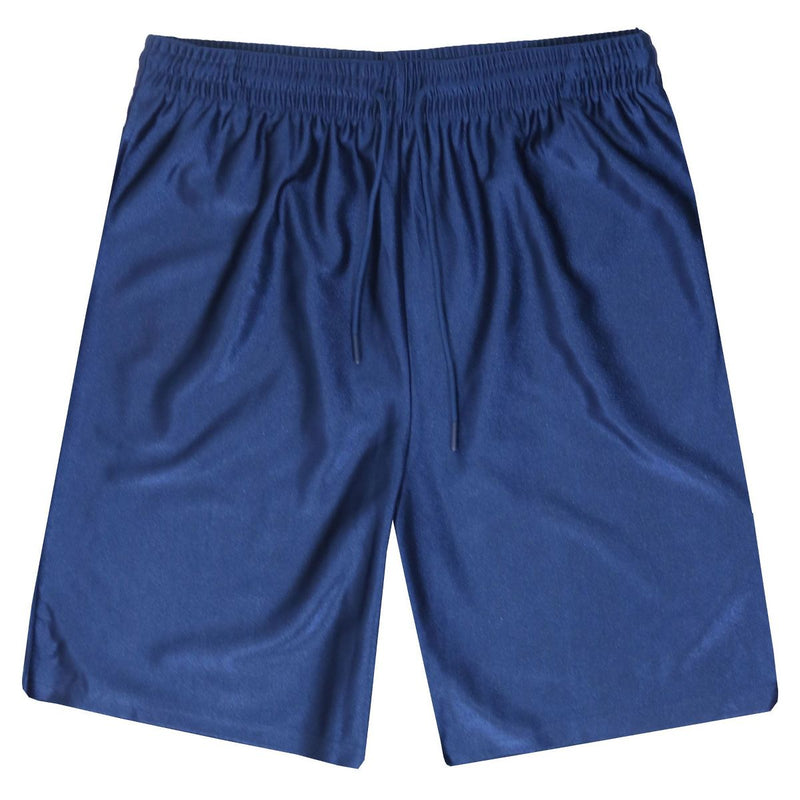 JUMP START MEN'S MOISTURE-WICKING PERFORMANCE DAZZLE SHORTS - SIZE: XL - NAVY - Brand New