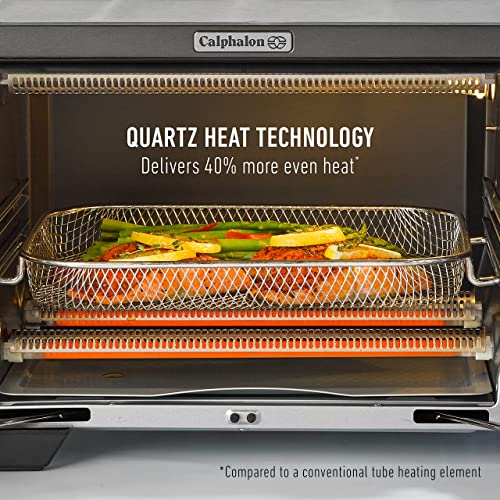 CALPHALON PERFORMANCE COUNTERTOP FRENCH DOOR AIR FRYER OVEN - Stainless Steel - Like New