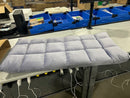 GENERIC PADDED FLOOR CHAIR WITH ADJUSTABLE BACK - LAVENDER - Like New