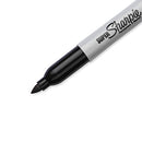 SHARPIE SUPER PERMANENT MARKERS, FINE POINT, BLACK 12 COUNT SHARPIE - BLACK/GRAY - Brand New