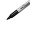 SHARPIE SUPER PERMANENT MARKERS, FINE POINT, BLACK 12 COUNT SHARPIE - BLACK/GRAY - Brand New