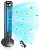 AIRVENTION 115° Oscillating Modern Tower Fan 43'' X01A - BLACK - Like New