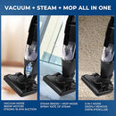 IULULU VCS-160A Vacuum Cleaner and Steam Mop Combo, 16Kpa, HEPA - Black - Like New