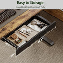 Agilestic Electric Standing Desk with Integrated Drawer, Height Adjustable - Like New