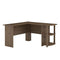AMERIWOOD HOME DAKOTA L-DESK WITH BOOKSHELVES 9354333COM - RUSTIC OAK - Like New