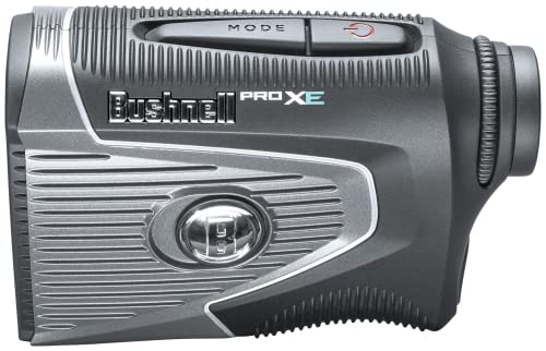 BUSHNELL PRO XE GOLF LASER RANGEFINDER - 46BU066 - BLACK/SILVER - Like New
