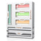 KOCWELL BAG ORGANIZER PLASTIC WRAP DISPENSER WITH CUTTER, 6 IN 1 KITCHEN - WHITE - Brand New