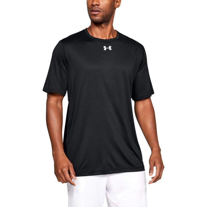 1305775 MEN'S UNDER ARMOR 2.0 LOCKER TEE S/S, SIZE MEN L, BLACK - Brand New
