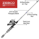ZEBCO FOLDS OF HONOR SPINCAST REEL/FISHING ROD COMBO ONE DOLLAR DONATED -CAMO - Like New