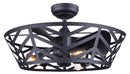 CANARM CF24MAU3BK CEILING FAN - 24" MATTE BLACK STYLISH DOWNROD MOUNT - Like New