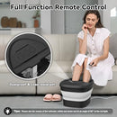 BEAUMOI FOOT SPA COLLAPSIBLE FOOT BATH MASSAGER WITH HEAT TIMER BA03H - BLACK - Like New
