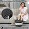BEAUMOI FOOT SPA COLLAPSIBLE FOOT BATH MASSAGER WITH HEAT TIMER BA03H - BLACK - Like New