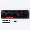 LEMOKEY X3 WIRED MECHANICAL GAMING KEYBOARD 100% LAYOUT RED SWITCH - BLACK Like New