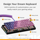 GLORIOUS GAMING GMMK 3 BAREBONES CUSTOM KEYBOARD SWITCH PLATE FOXY - BLACK - Like New