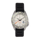 NAUTIS GLOBAL DIVE WHITE DIAL MEN'S WATCH 18093R-E - BLACK/SILVER - Like New
