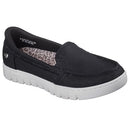 114247W Skechers Bobs Women's Arch Comfort SUNFEST, Wide, Black, Size 7.5W - Like New