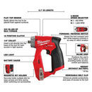 MILWAUKEE M12 FUEL 12V LITHIUM-ION 3/8 IN DRILL DRIVER 4 TOOL TOOL-ONLY - RED - Like New